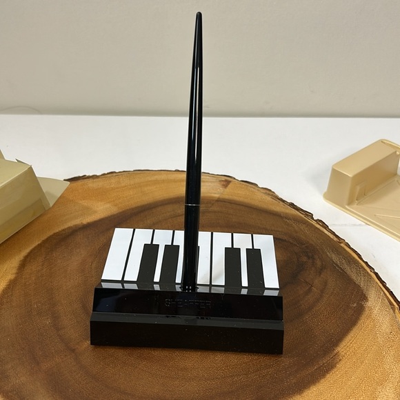 Vintage Sheaffer Desk Set Ballpoint Pen with piano key base‎ - Picture 4 of 6